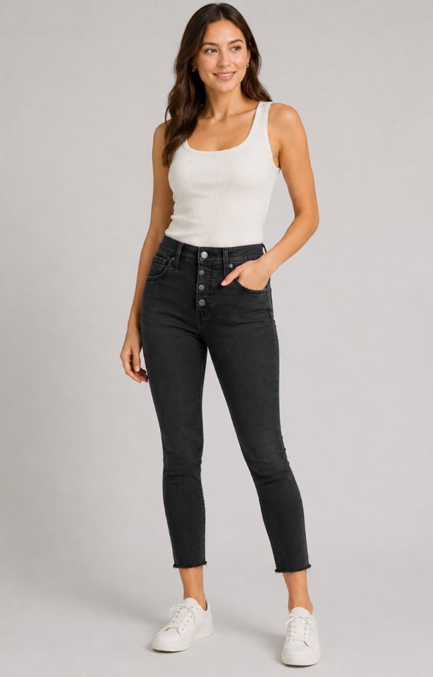 Madewell 10" High Rise Skinny Stretch Jeans Casual Collegiate Relaxed Basic 29P
